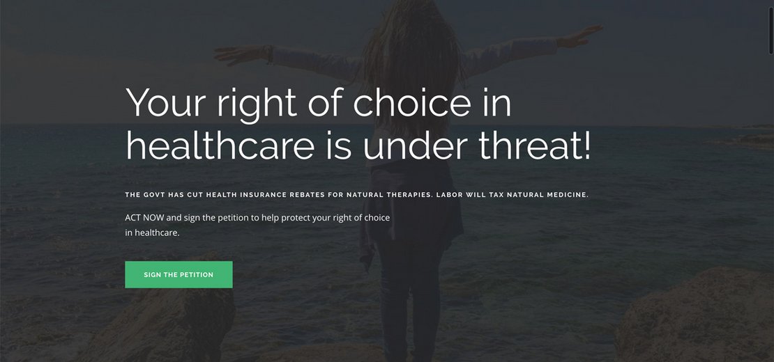 Petition: Your Health Your Choice
