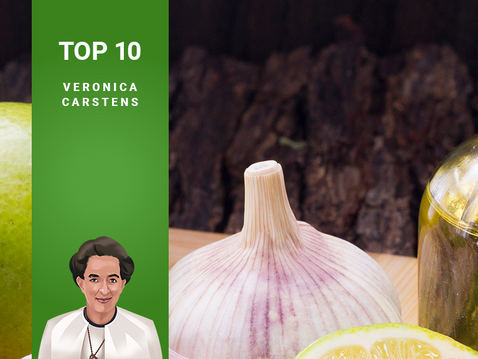 Knoblauch-Zitronen-Kur bei verengten oder verkalkten Gefäßen