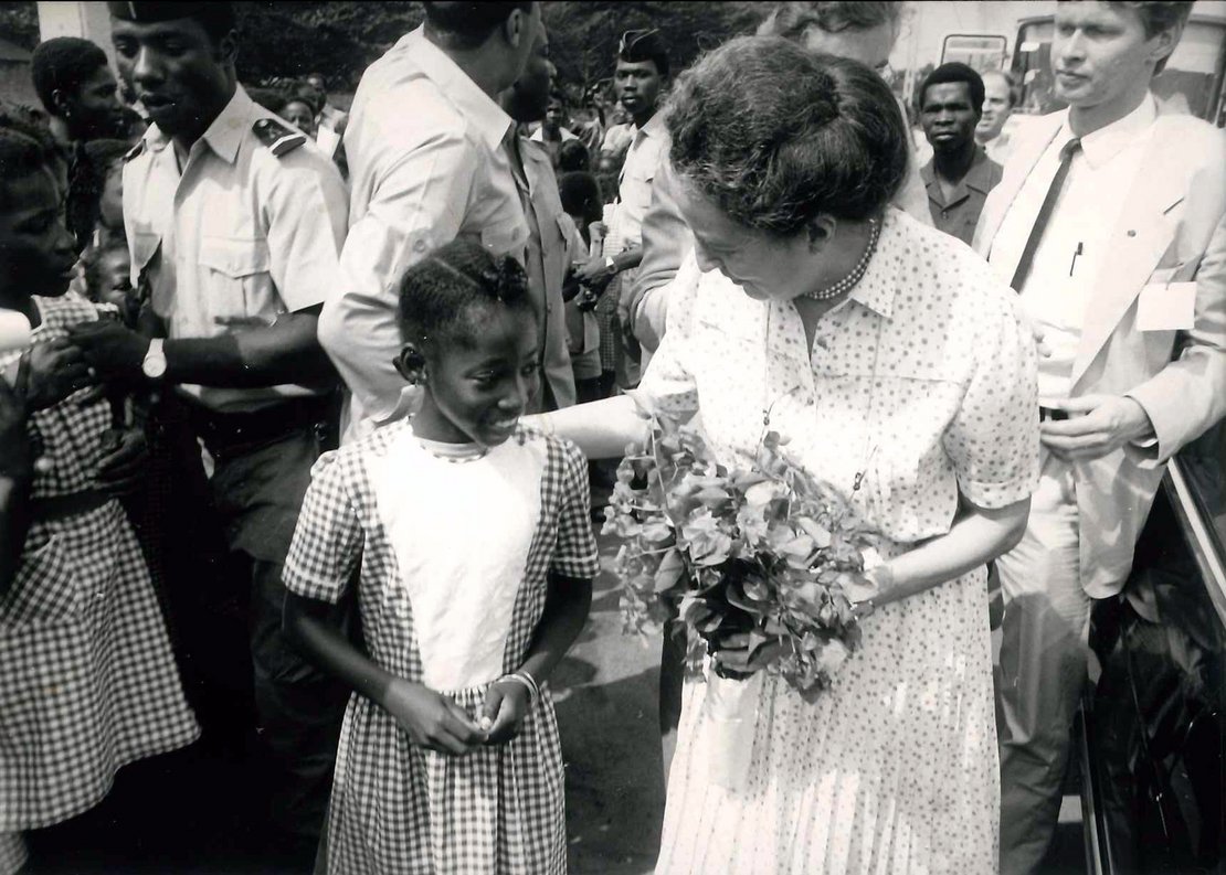 Dr. Veronica Carstens: Staatsbesuch in der Elfenbeinküste 1983
