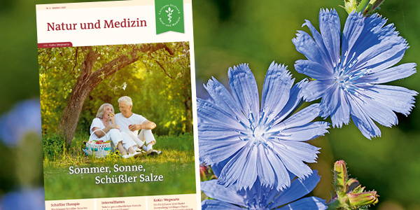 Aktuelle Ausgabe der Mitgliederzeitschrift von Natur und Medizin