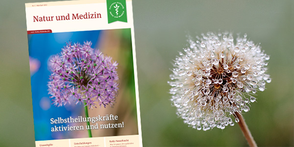 Aktuelle Ausgabe der Mitgliederzeitschrift von Natur und Medizin
