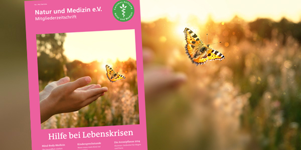 Aktuelle Ausgabe der Mitgliederzeitschrift von Natur und Medizin