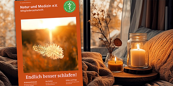 Aktuelle Ausgabe der Mitgliederzeitschrift von Natur und Medizin